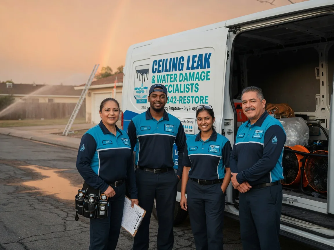 Ceiling Leak Cleanup company in Cresson, TX